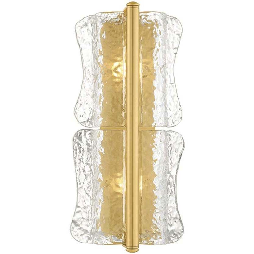 Fosterdale 2 Light 8.25 inch Aged Brass ADA Wall Sconce Wall Light